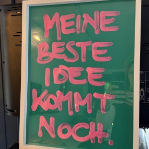 Arbeitsraum Workshop 10.10.26 | Schöne Sprüche im Rahmen
