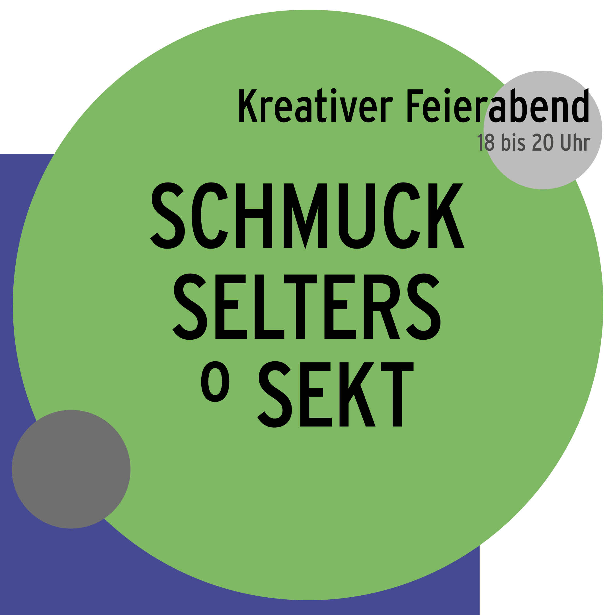 Kreativer Feierabend 05.03.26 | Schmuck, Selters ° Sekt